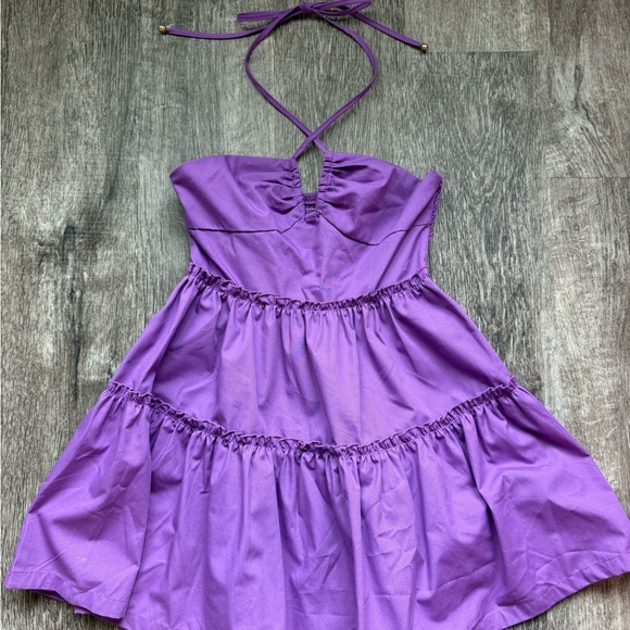 SHEIN Lavender Halter Dress - Picture 1 of 3